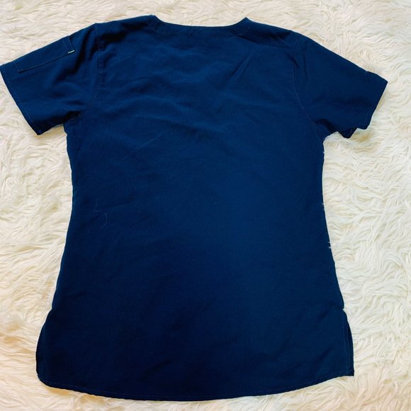 Carhartt Scrubs C12110 Force Women's Cross-Flex V-Neck Media Scrub Top Size XS - Picture 3 of 11